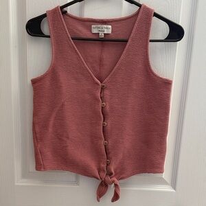 Madewell Pink Button-Down Top